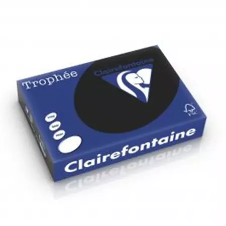 Een Clairefontaine Trophee zwart 120 g/m² 297 x 420 mm BL koop je bij Scheepstra Drachten