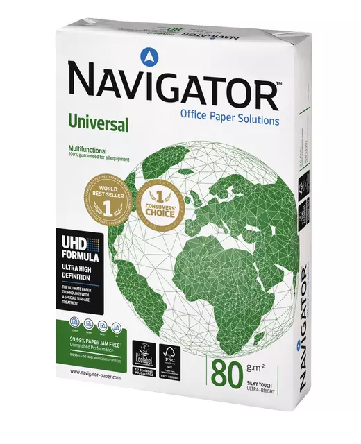 Een Navigator Universal 80 g/m² 210 x 297 mm LL koop je bij Scheepstra Drachten